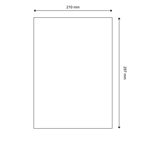 Wymiary kartki A4 - przewodnik - sklep papierniczy Atakto.pl
