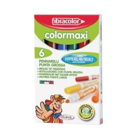 Flamastry 6kol Color Maxi Fibracolor