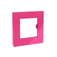 Magnes tablic 75x75 XL różowy Dahle kwadrat
