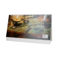 Kalendarz biurowy stojacy poziom 135x260