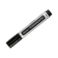 Marker permanentny 1.0-3.0mm czarny okrągły Taurus TMP-03