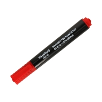Marker permanentny 1.0-5.0mm czerwony ścięty Taurus TMP-02
