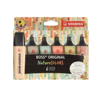 Zakreślacz 6kol Nature COLORS Boss Stabilo 70/6-2-2