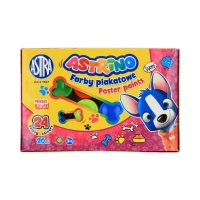 Farba plakatowa 24kol 10ml Astrino Astra 301221005