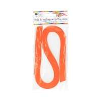 Paski do quillingu 6mm pomarańczowe (100)