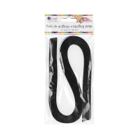 Paski do quillingu 6mm czarne (100)