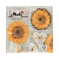 Serwetki 33x33 3w Sunflowers Collage 045301 (20)