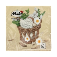 Serwetki 33x33 3w Vintage Eggs In Basket 010501 (20)