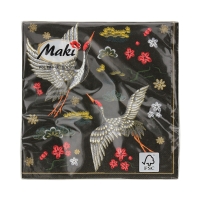 Serwetki 33x33 3w Embroidered Cranes 054301 (20)