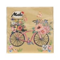 Serwetki 33x33 3w Bicycle Full Of Flowers 054201 (20)