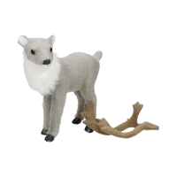 Renifer Deco popiel 13cm