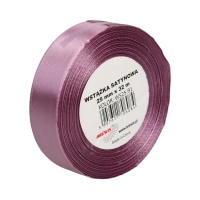 Wstążka dekoracyjna satynowa 25mm/32m ciemny róż Brewis 91