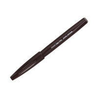Pisak pędzelkowy ciemny brąz Brush Sign Pen Pentel SES15