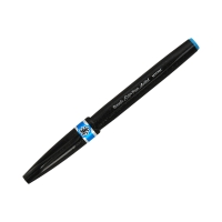 Pisak pędzelkowy błękitny Brush Sign Pen Pentel SESF30