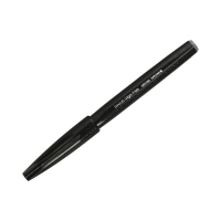 Pisak pędzelkowy czarny Brush Sign Pen Pentel SES15