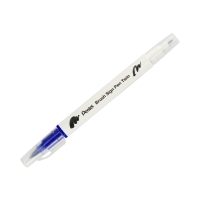 Pisak pędzelkowy dwustronny niebieski Brush Sign Pen Pentel SESW30