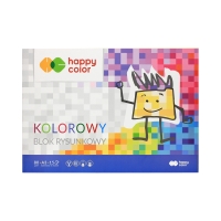 Blok rysunkowy A3/15 kolor 80g HappyColor