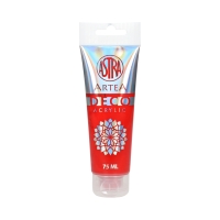 Farba akrylowa 75ml jasnoczerwona Astra Artea Deco 309123004