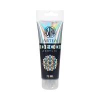 Farba akrylowa 75ml czarna Astra Artea Deco 309123017