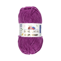 Włóczka 100g jasny bakłażan Dolphin Baby Himalaya 80338