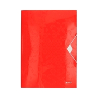 Teczka z gumką A4 czerwona 15mm WOW Leitz