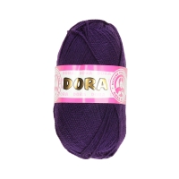 Włóczka 100g ciemny fiolet Madame Tricote Paris Dora 060