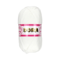 Włóczka 100g biały Madame Tricote Paris Dora 100