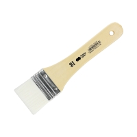 Pędzel nylonowy 60mm płaski biały Happy Color HA7251 1022-60