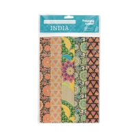 Papier ozdobny 20x29 India/mix Happy Color (10)