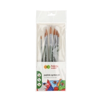 Pędzel syntetyczny - 7szt. okrągły Happy Color HA7260 1022-01 PB7
