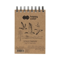Szkicownik A6/80 spirala 90g Happy Color Ptaki