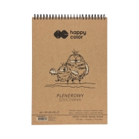 Szkicownik A4/70 spirala Plenerowy Happy Color 80/90g