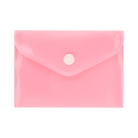 Teczka kopertowa A7/PP pastel różowy Biurfol