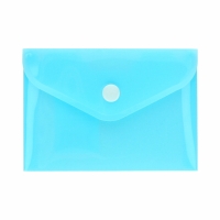 Teczka kopertowa A7/PP pastel niebiesk Biurfol
