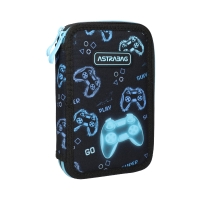 Piórnik bez wyposażenia podwójny GO Playing Astrabag