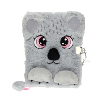 Pamiętnik z kłódką A5/96 Włochacz Premium Koala