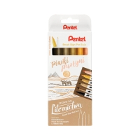 Pisak dwustronny (6) Piaski Pustyni Brush Sign Pentel SESW30C