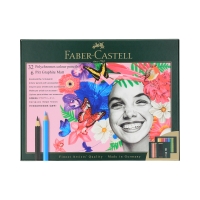 Zestaw prezentowy 40szt Polychromos & Pitt Graphite Faber-Castell 210053