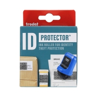 Roller kamuflaż ID Protector czarny obudowa niebieska Trodat