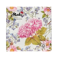 Serwetki 33x33 3w Pink Hydrangea 045901 (20)