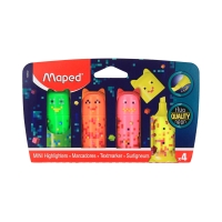 Zakreślacz 1-5mm 4kol Mini Pixel Fluo Maped 743602