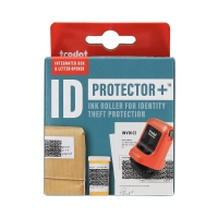 Roller kamuflaż ID Protector plus czarny obudowa czerwona z wkładam Trodat