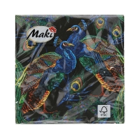 Serwetki 33x33 3w Embroidered Peacocks 052601 (20)