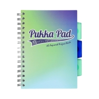 Kołozeszyt A5/100 kratka Pukka Pad Project Book Seafoam morski