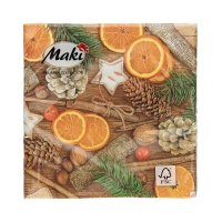 Serwetki 33x33 3w Cinnamon&Nuts Decoration 020601 (20)