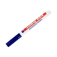 Marker permanentny 0.75mm niebieski okrągły Edding 404