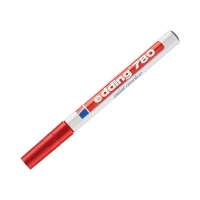 Marker olejowy 0.8mm czerwony okrągły Edding 780