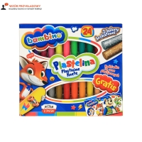 Plastelina 24kol Standard Bambino