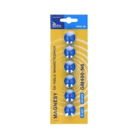 Magnesy do tablic 20mm niebieskie Tetis - 6szt.