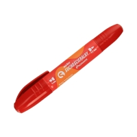 Marker tablic 4.2-5mm dwustronny czerwony ścięty/okrągły Tetis KM504C2